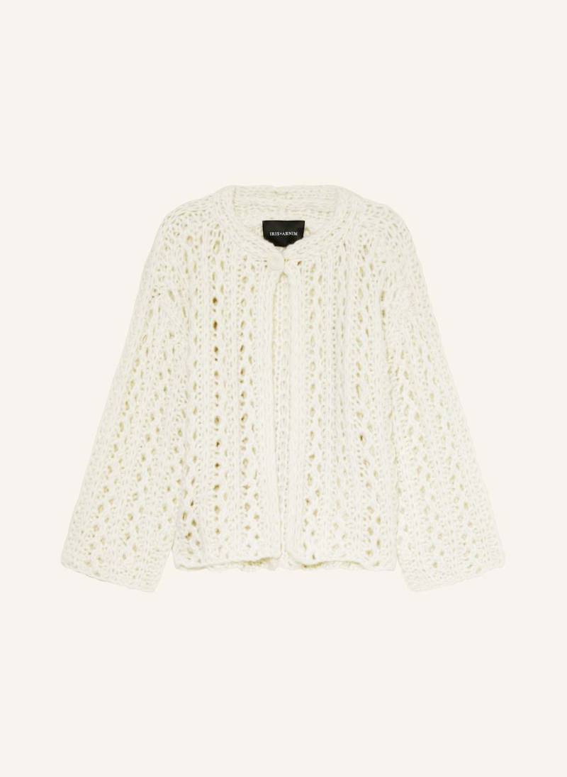 Iris Von Arnim Strickjacke Vardin Aus Cashmere weiss von IRIS von ARNIM