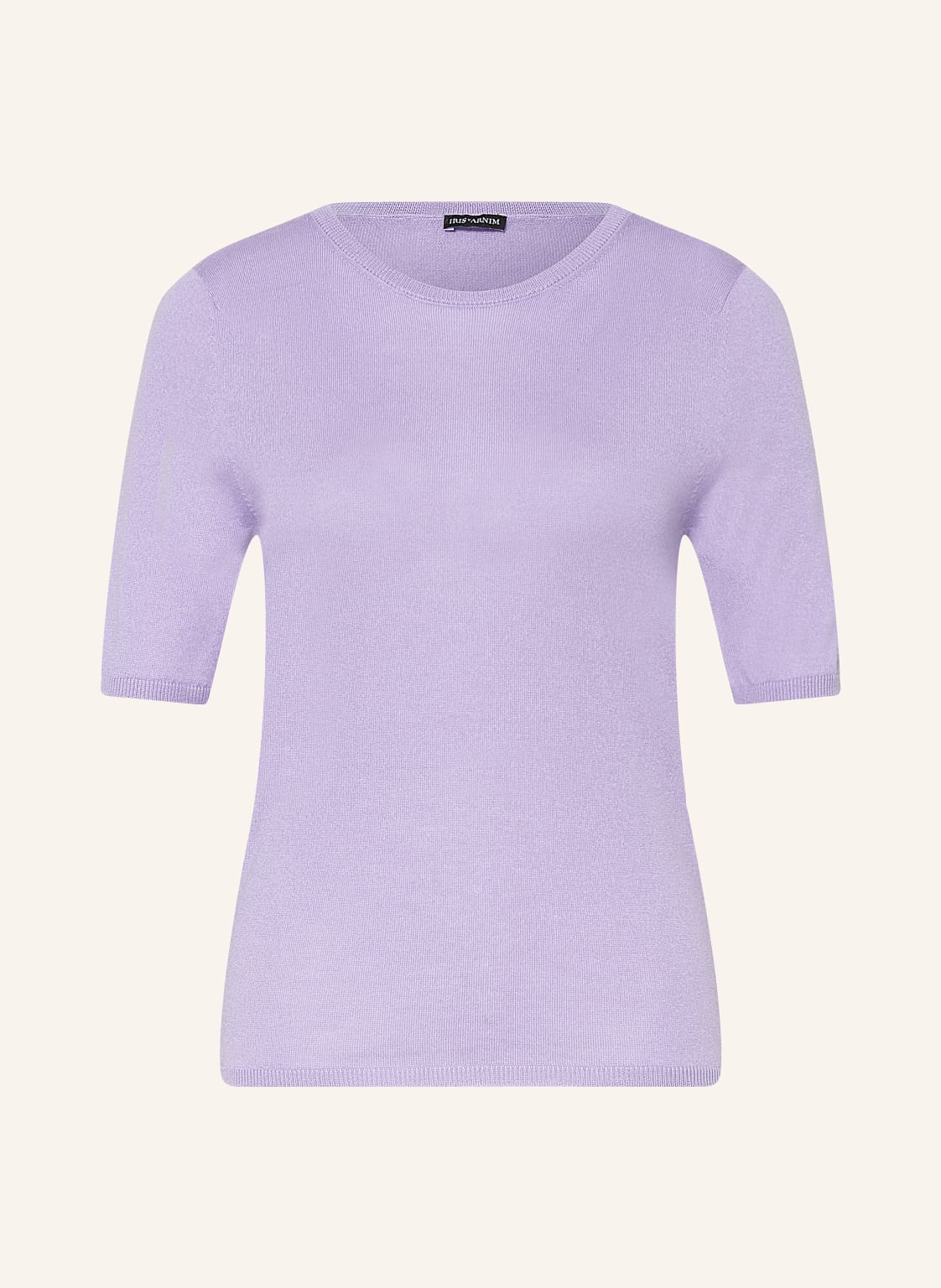 Iris Von Arnim Strickshirt Aus Cashmere Mit Seide lila von IRIS von ARNIM