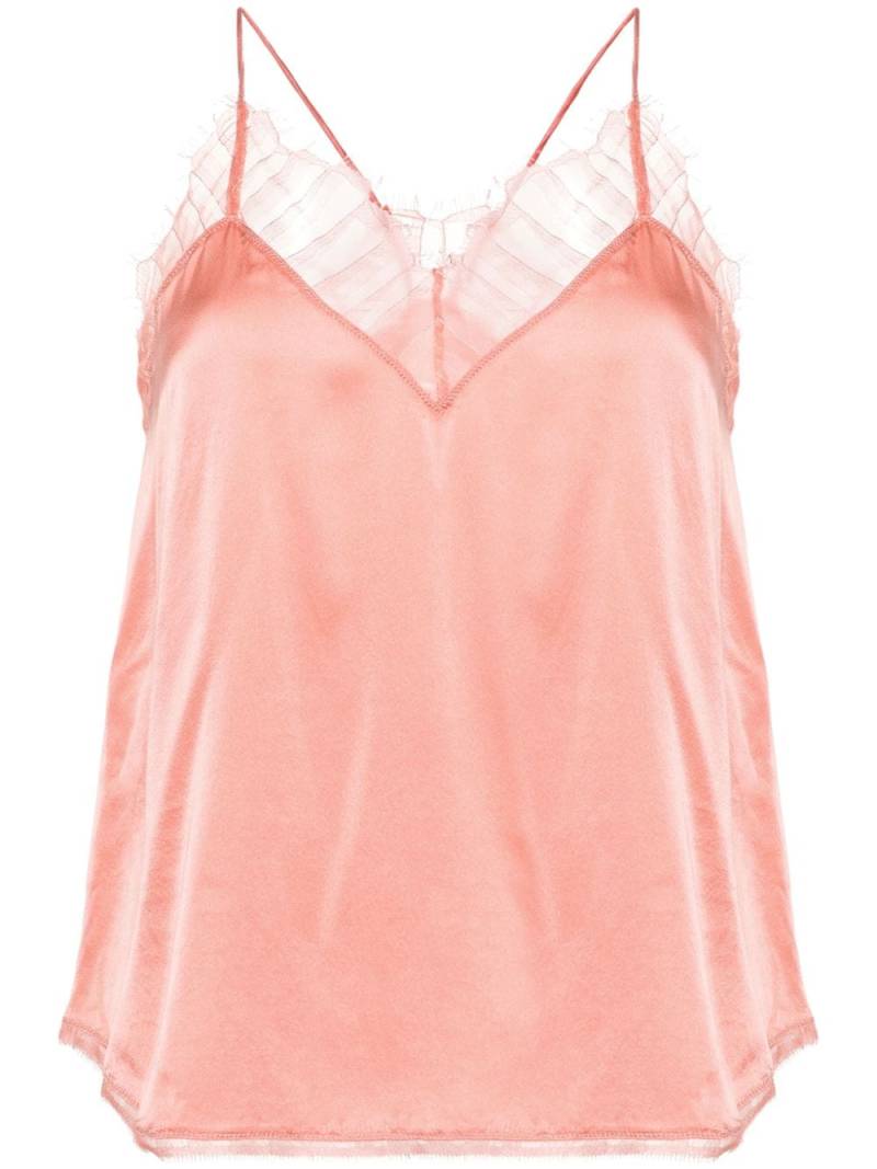 IRO Berwyn silk camisole top - Pink von IRO