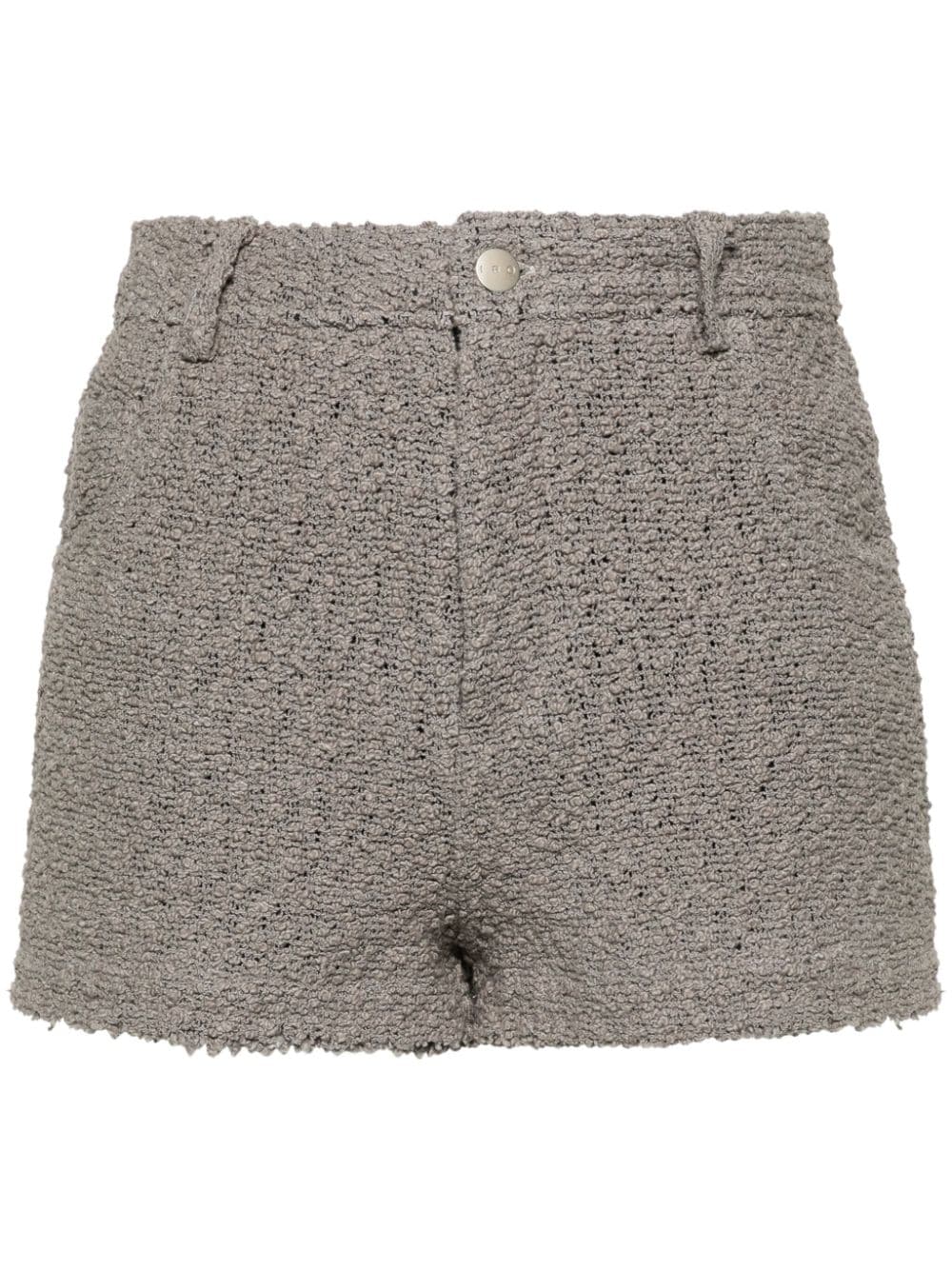 IRO Daphna high-waisted bouclé shorts - Grey von IRO