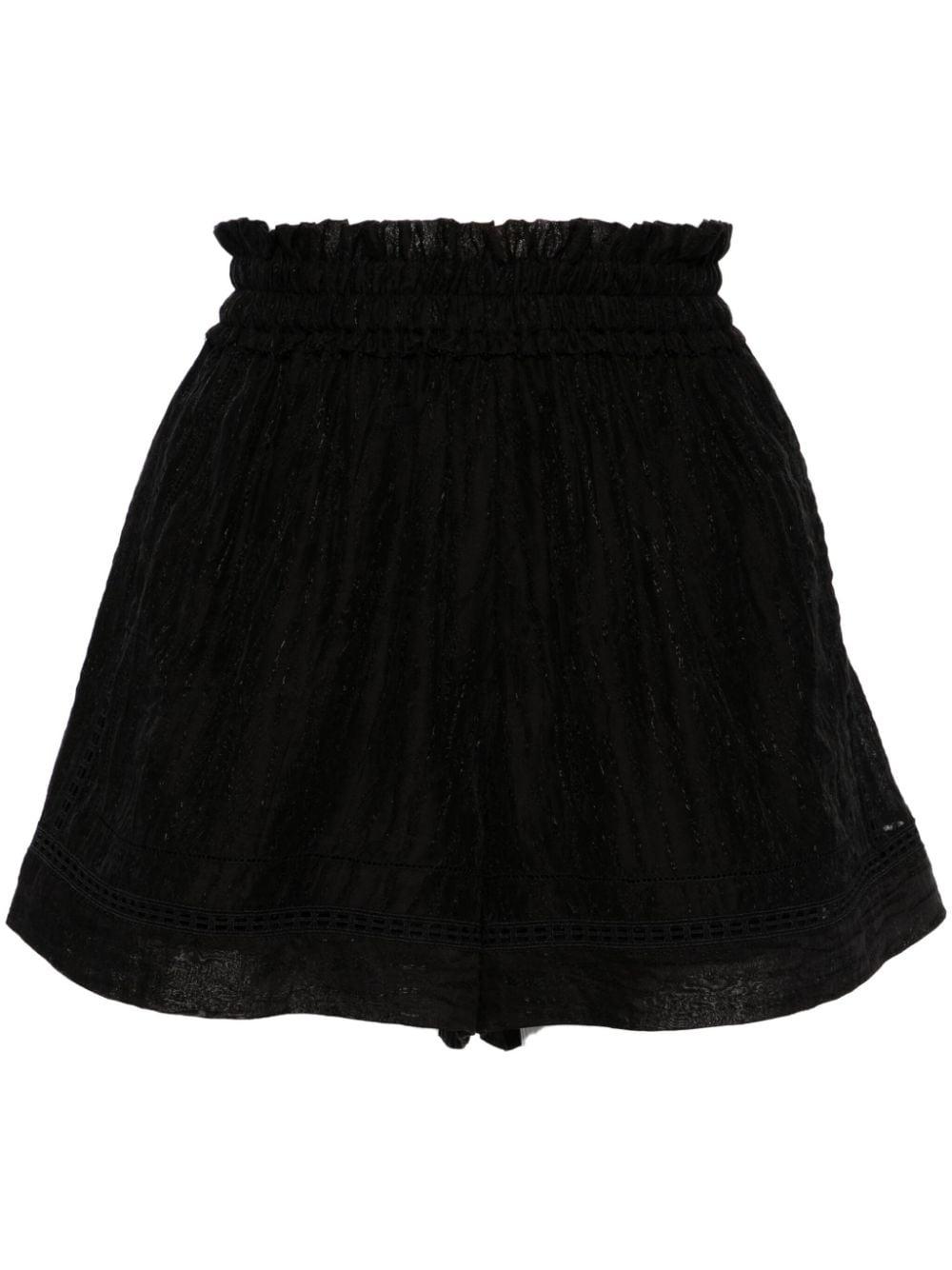 IRO Davinia pattern-jacquard shorts - Black von IRO