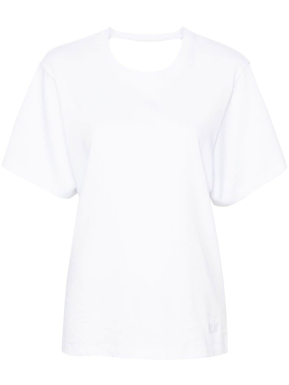 IRO Edjy open-back cotton T-shirt - White von IRO