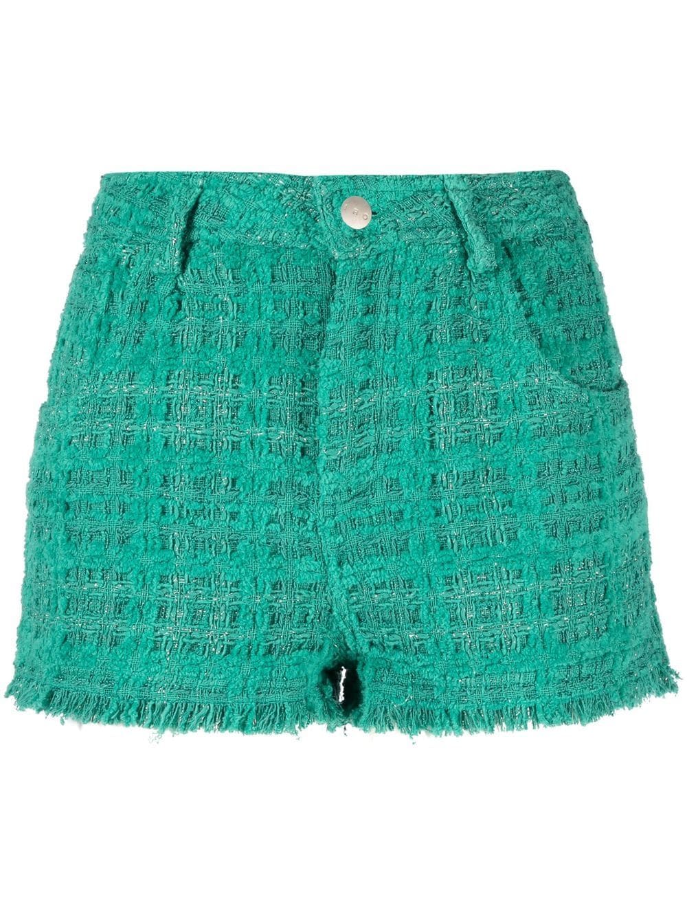 IRO Esta tweed shorts - Green von IRO