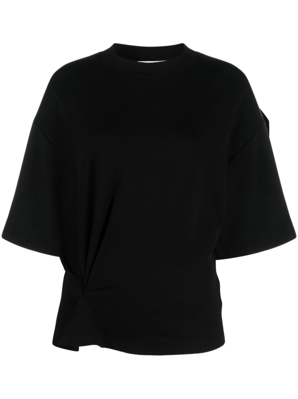 IRO Garcia pleated T-shirt - Black von IRO