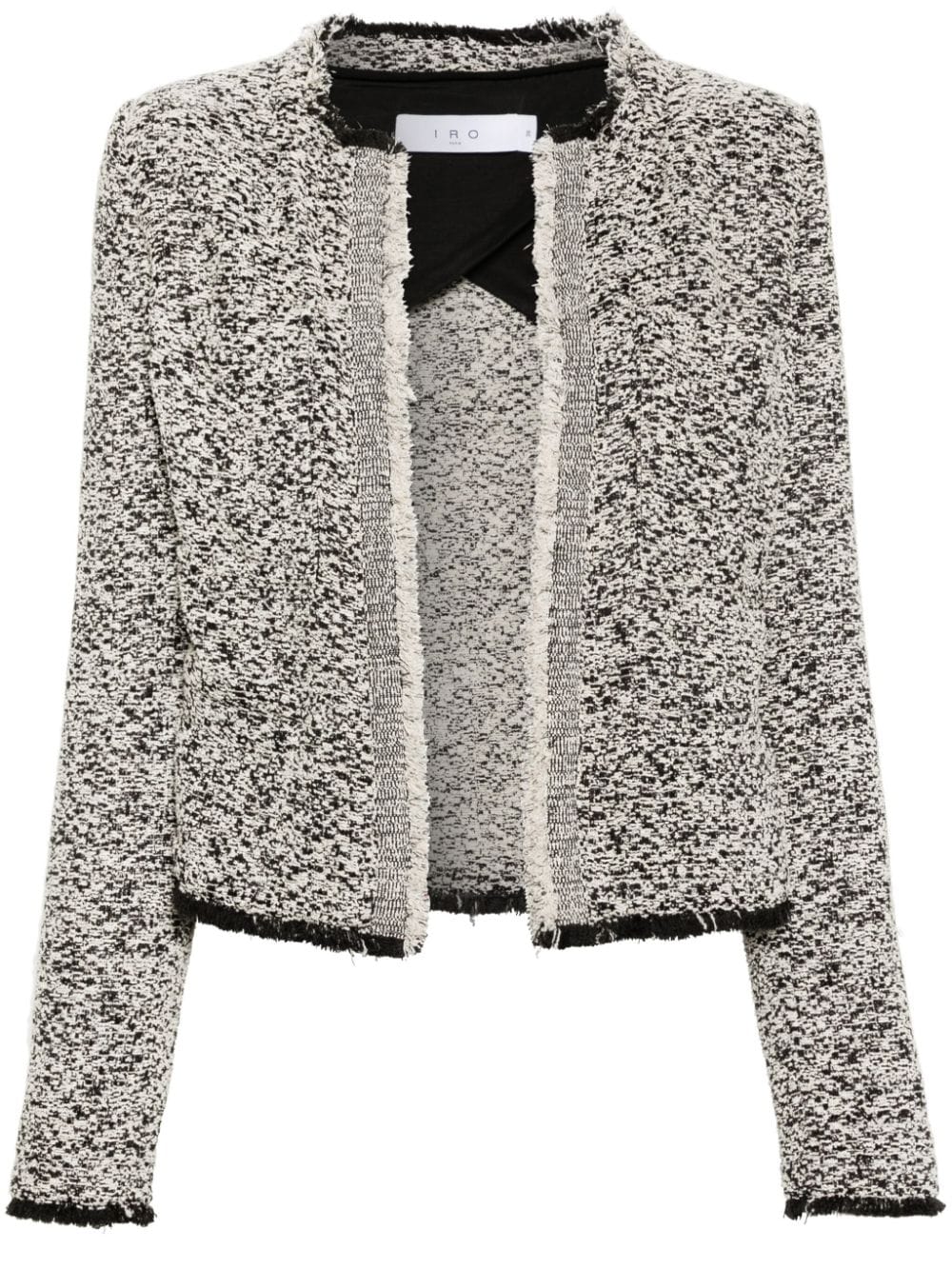 IRO Hazela cropped tweed jacket - Black von IRO