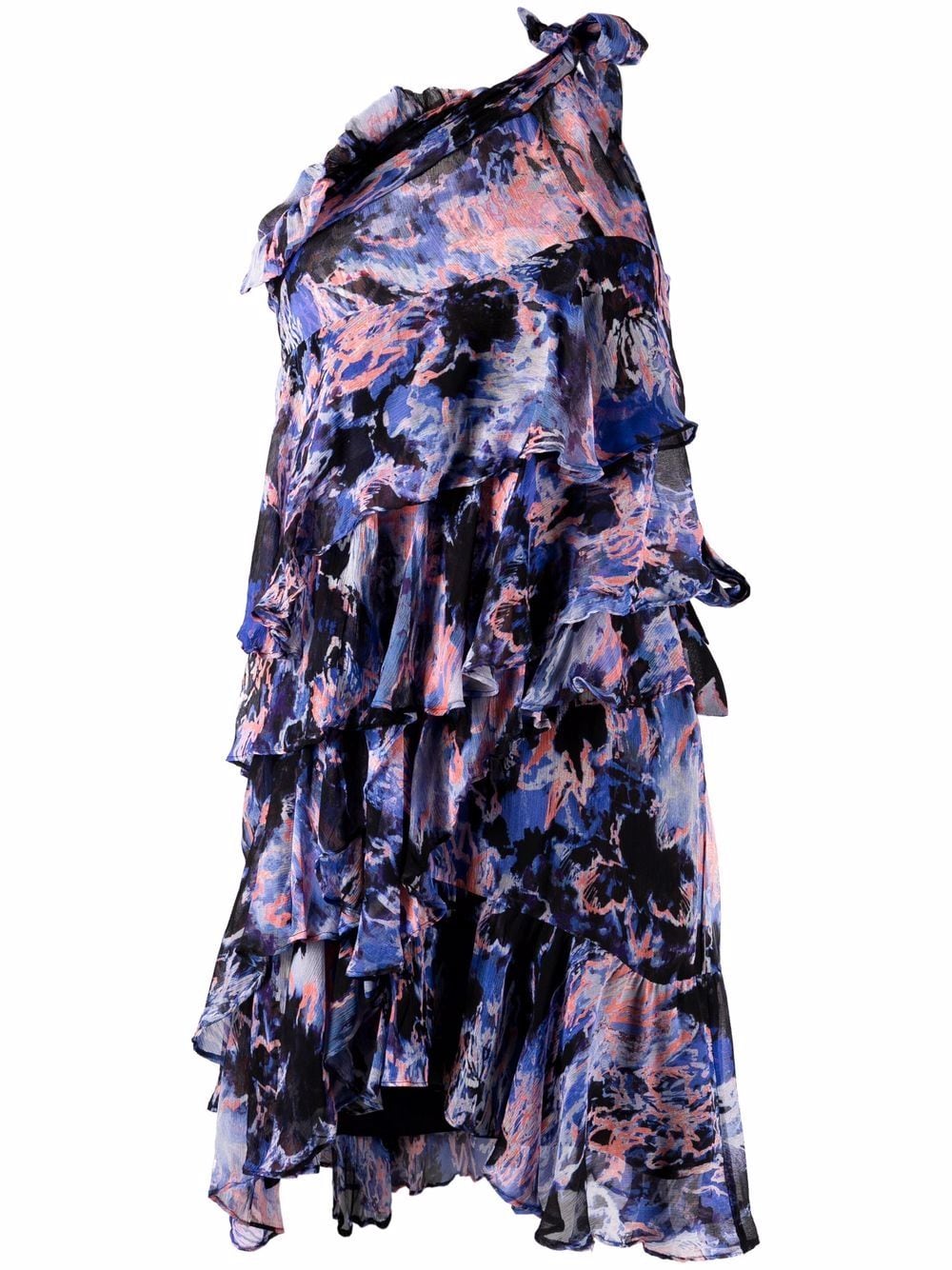 IRO Jofrey abstract-print dress - Blue von IRO