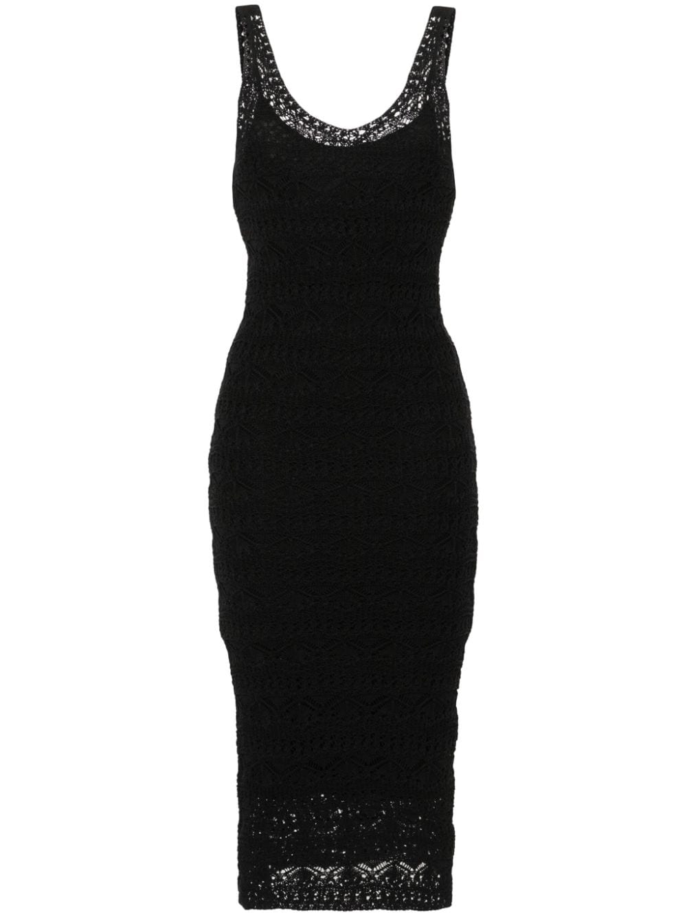 IRO Lazza crochet-knit dress - Black von IRO