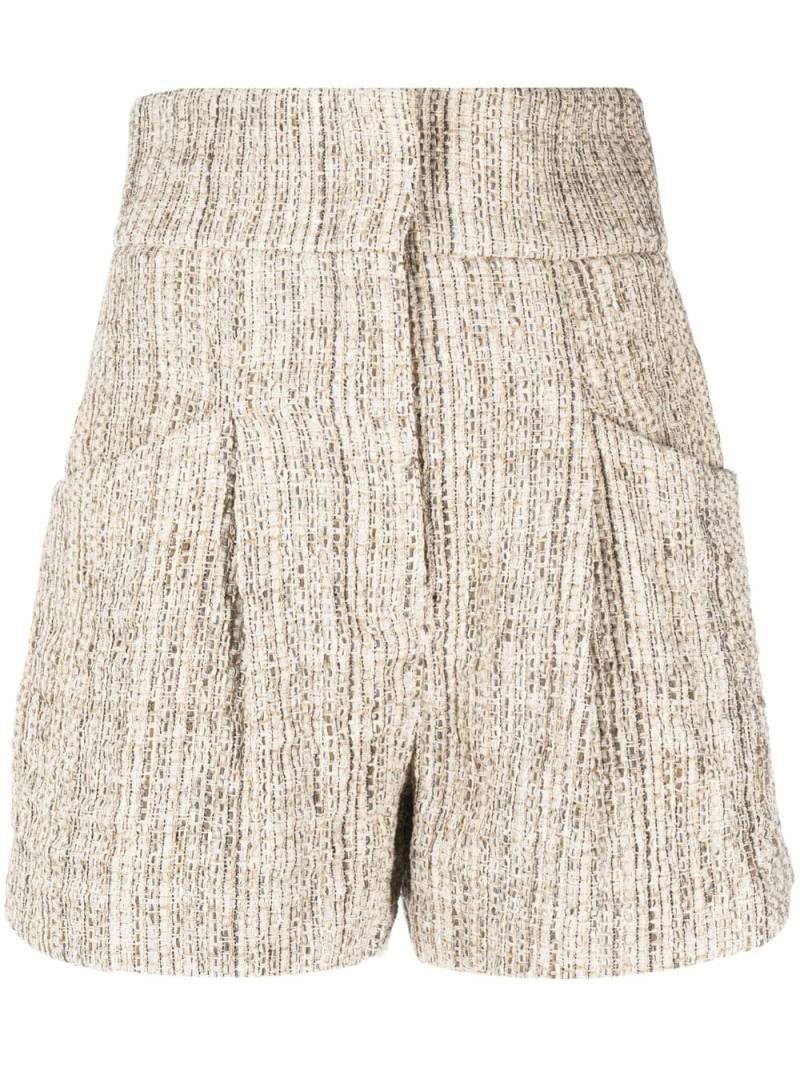 IRO Lormi concealed-fastening tweed shorts - Neutrals von IRO