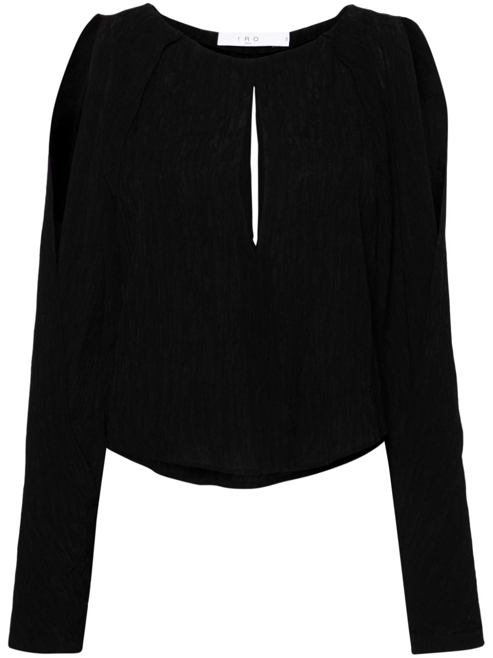 IRO Maurita plissé blouse - Black von IRO