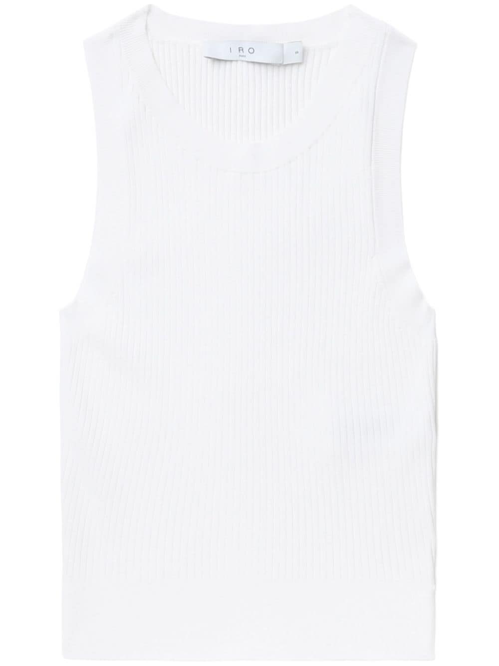 IRO Thana ribbed tank top - White von IRO