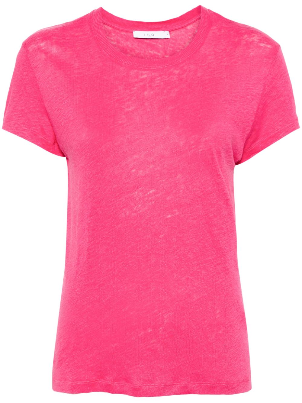 IRO Third linen T-shirt - Pink von IRO