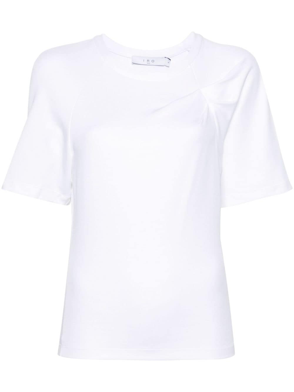 IRO Umae pleat-detail T-shirt - White von IRO