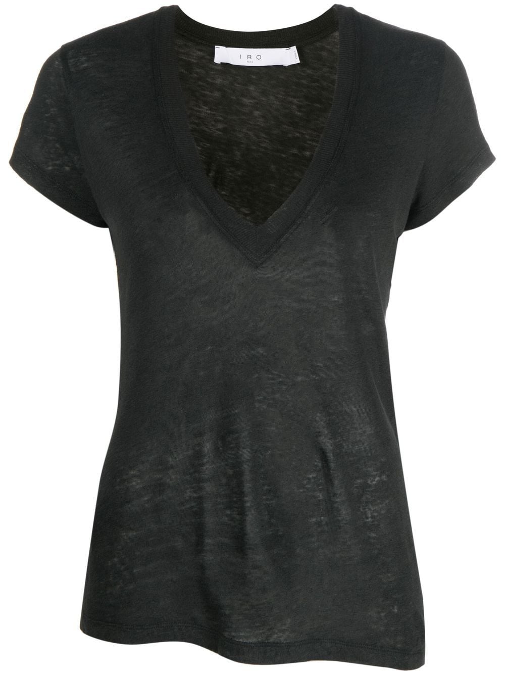 IRO V-neck short-sleeve T-shirt - Black von IRO