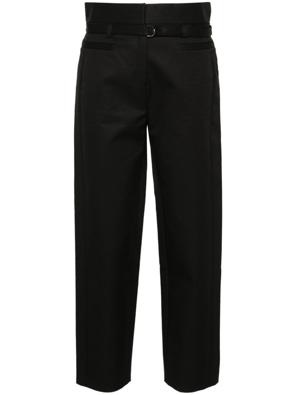 IRO Valenti belted cotton trousers - Black von IRO
