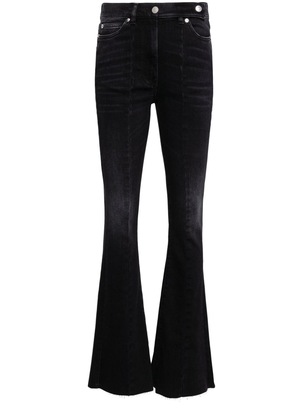 IRO Zacca high-rise flared jeans - Black von IRO