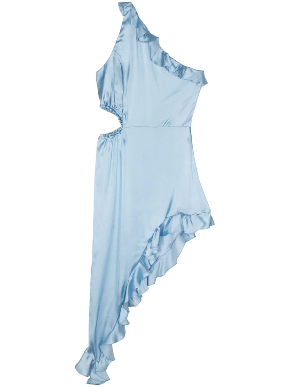 IRO asymmetric-design satin dress - Blue von IRO