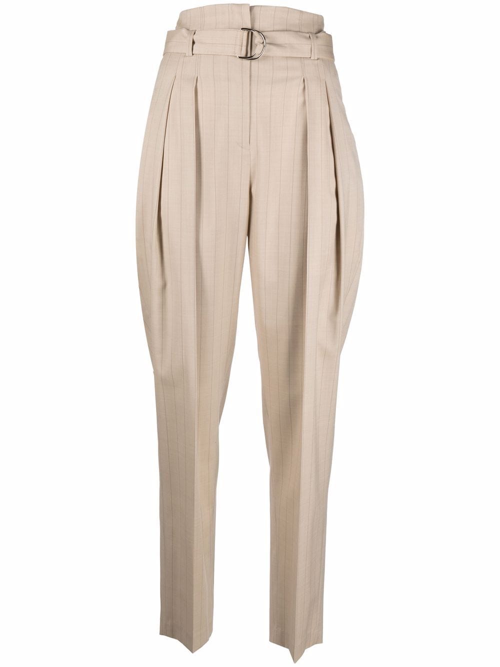 IRO belted high-waist trousers - Neutrals von IRO