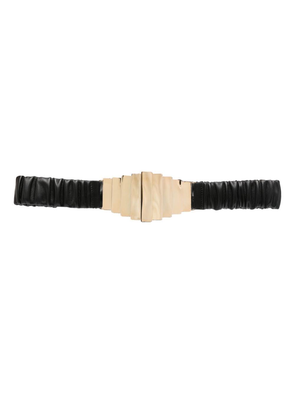 IRO gathered leather belt - Black von IRO