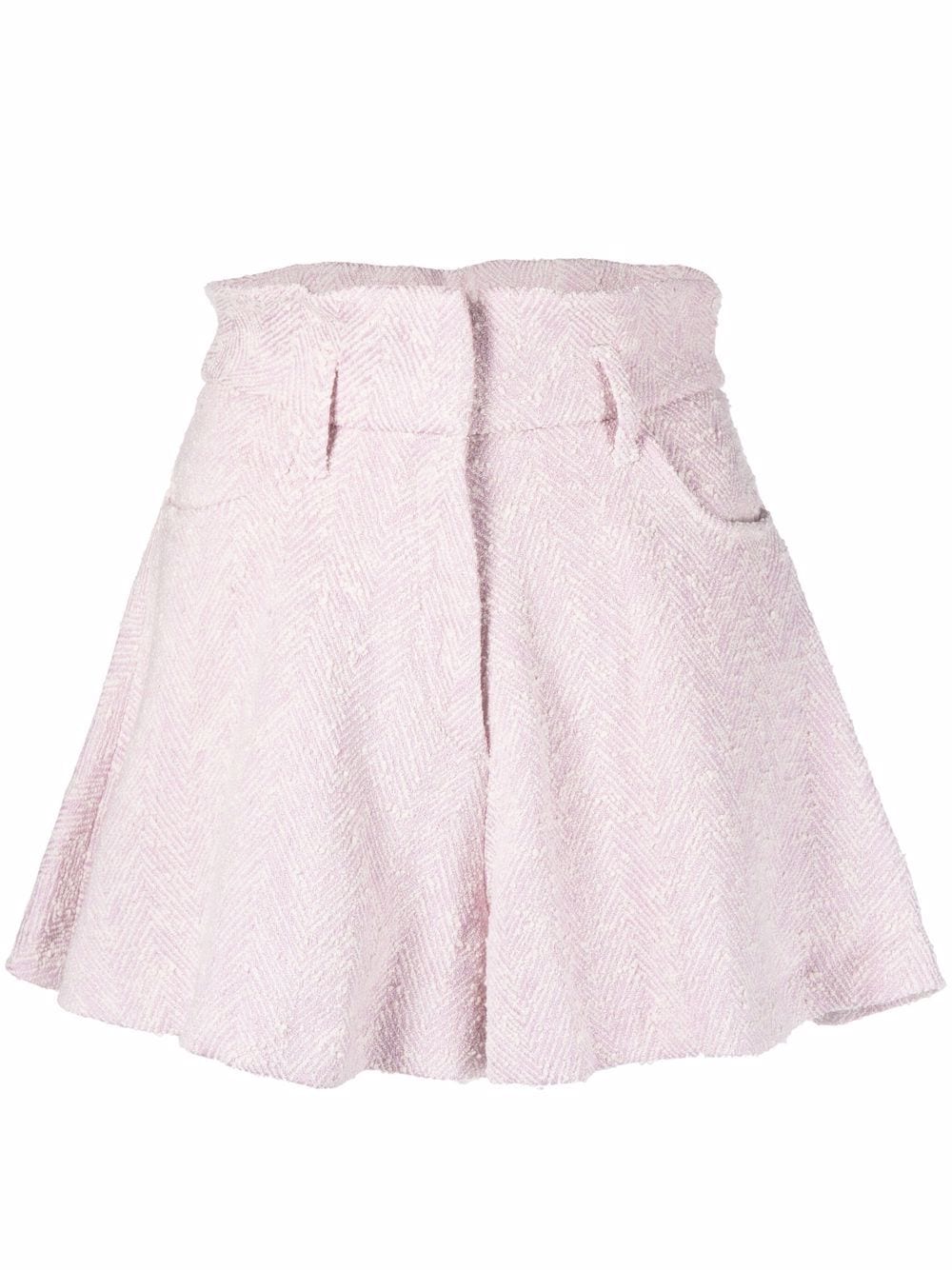 IRO herringbone weave mini shorts - Pink von IRO