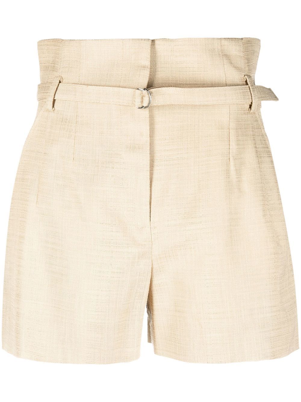IRO high-waist belted mini shorts - Neutrals von IRO