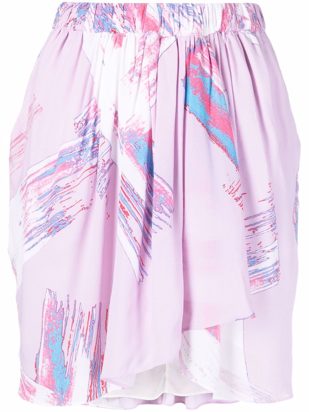 IRO high waisted draped mini skirt - Pink von IRO