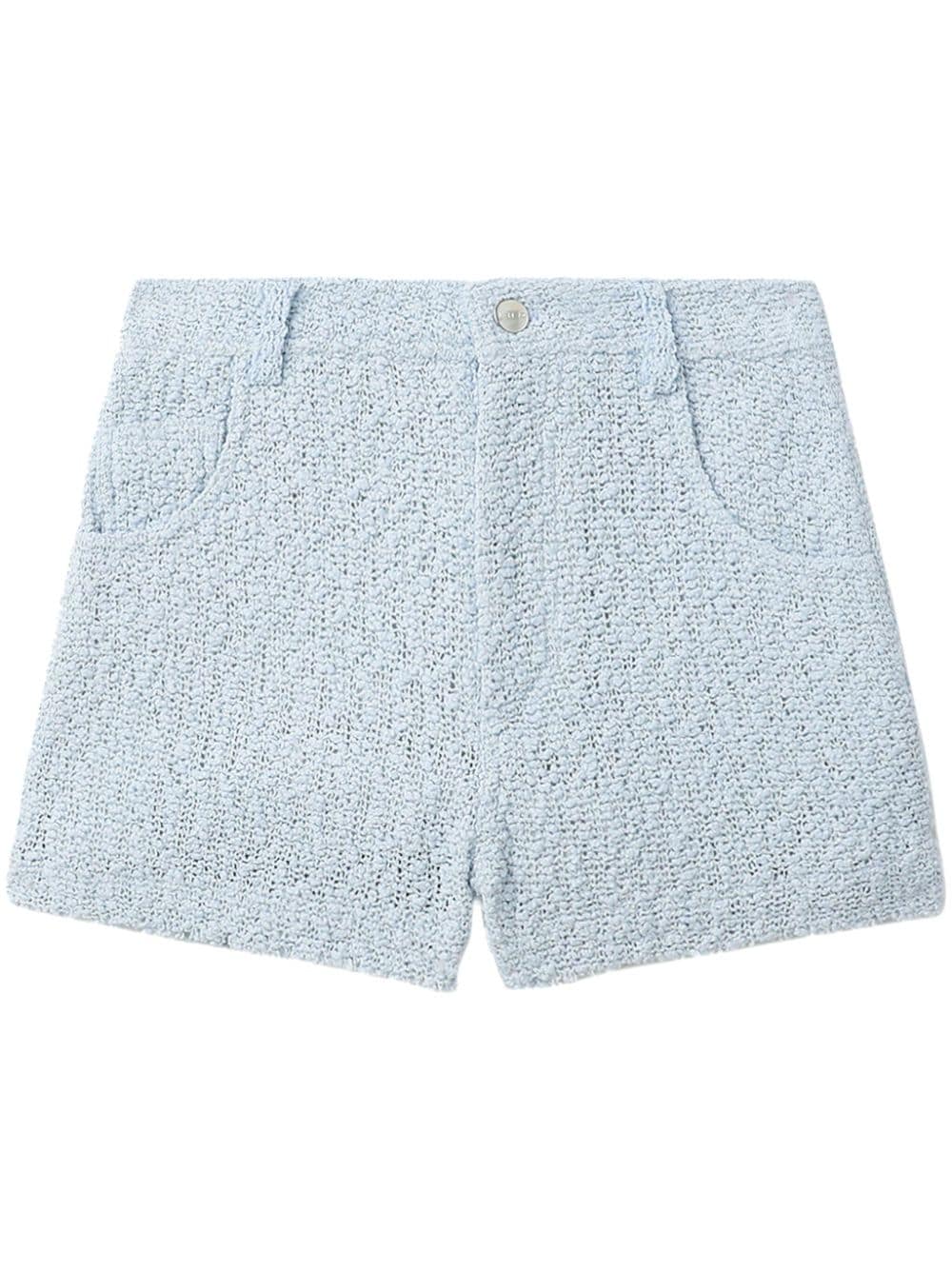 IRO high-waisted tweed shorts - Blue von IRO