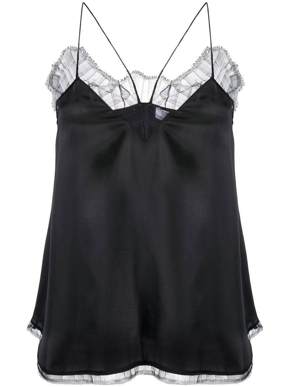 IRO lace trim camisole - Black von IRO