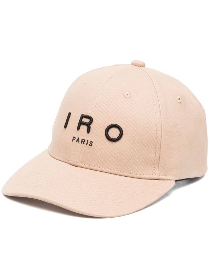 IRO logo-embossed cotton cap - Neutrals von IRO