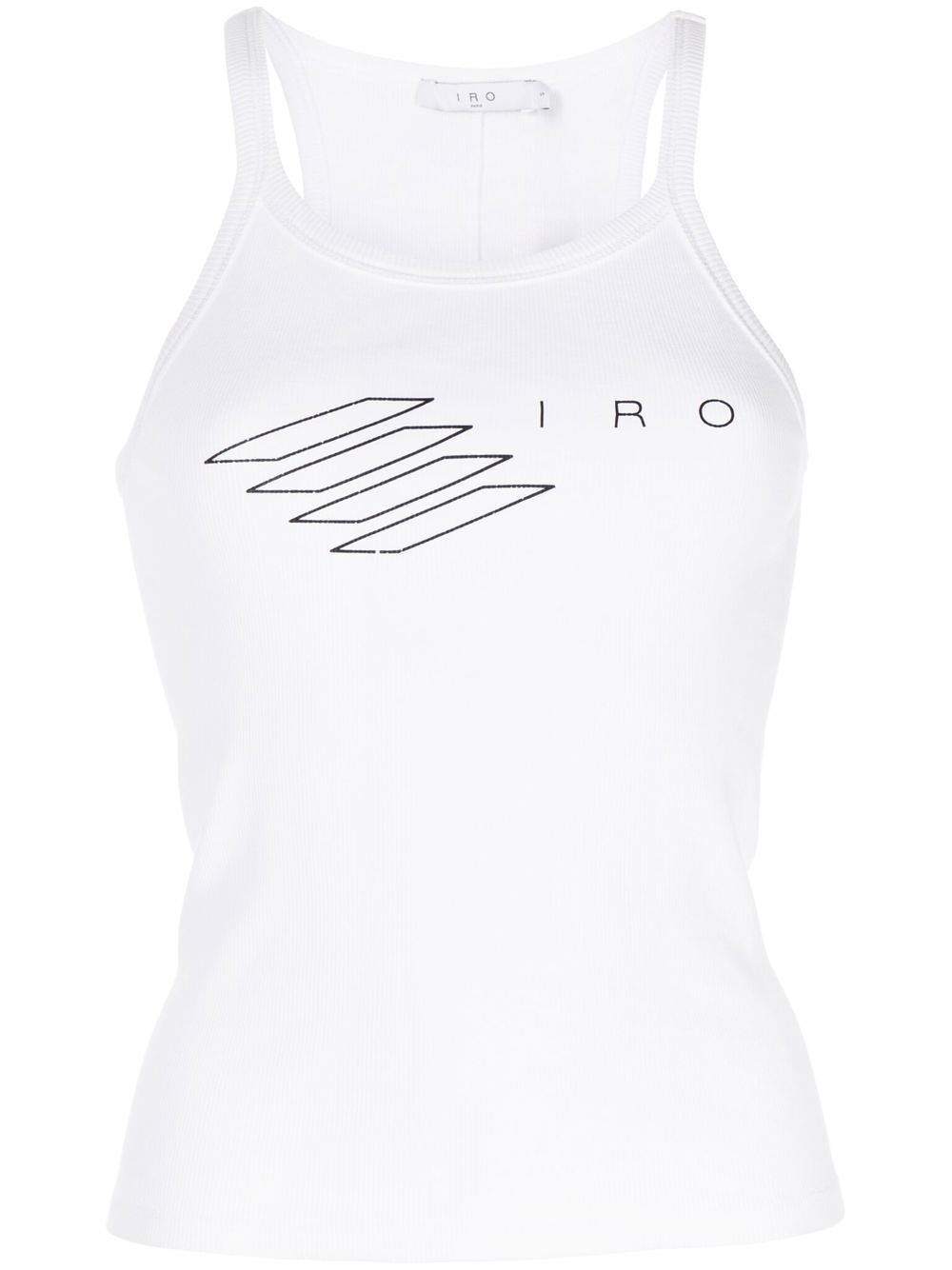 IRO logo-print tank top - White von IRO