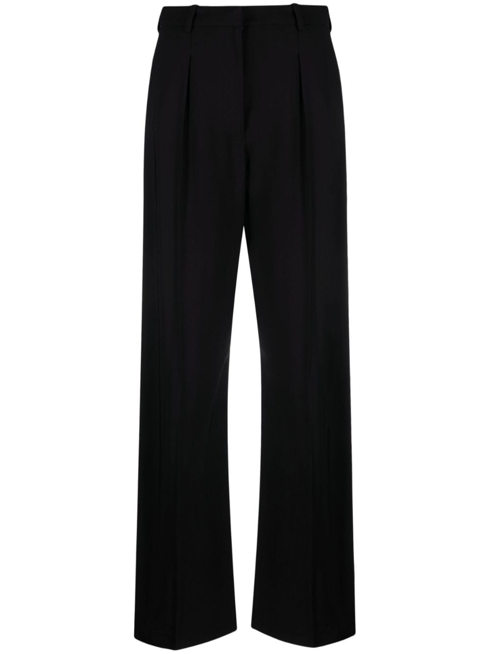 IRO pressed-crease straight-leg trousers - Black von IRO