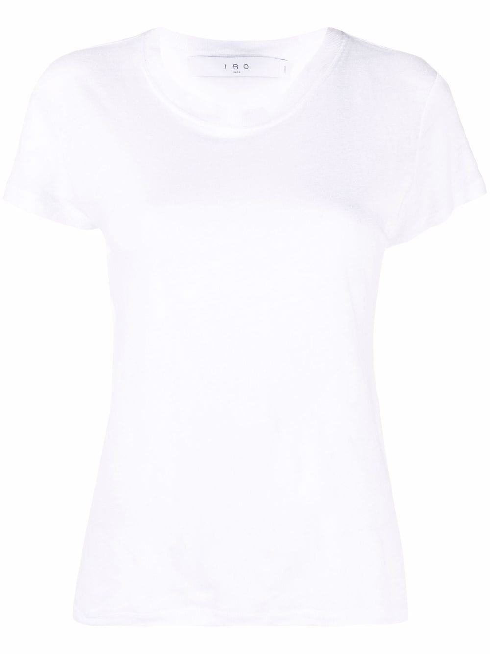 IRO short-sleeved linen T-shirt - White von IRO
