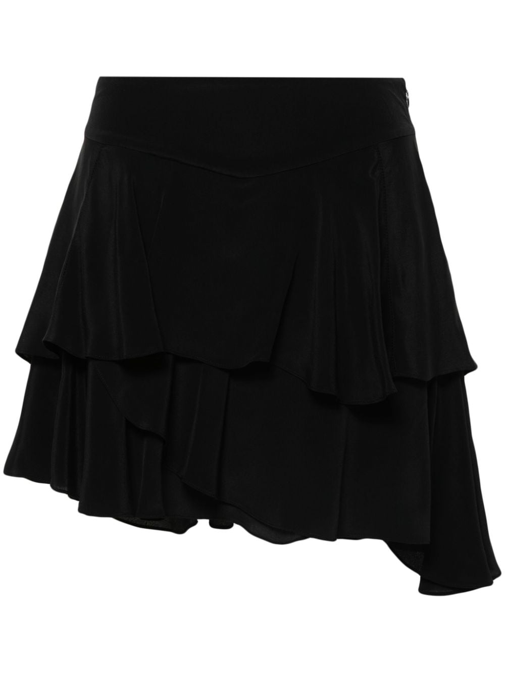 IRO ruffled flared mini skirt - Black von IRO