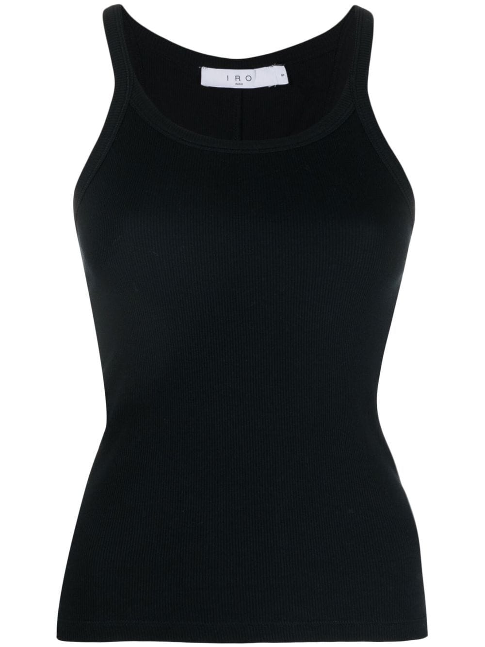 IRO spaghetti-straps cotton top - Black von IRO