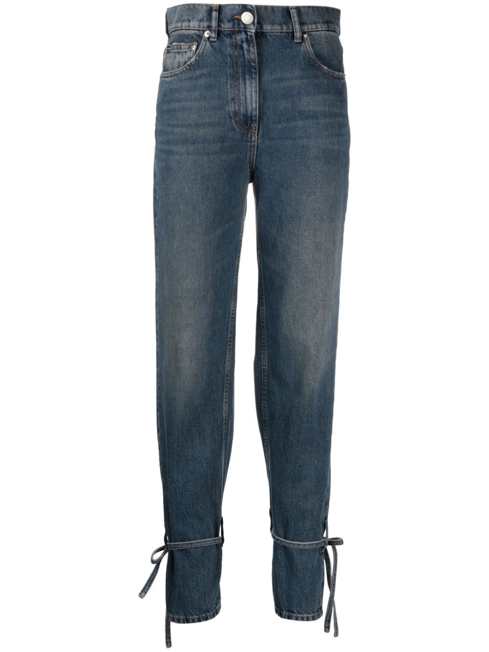 IRO tie-fastening straight-leg jeans - Blue von IRO