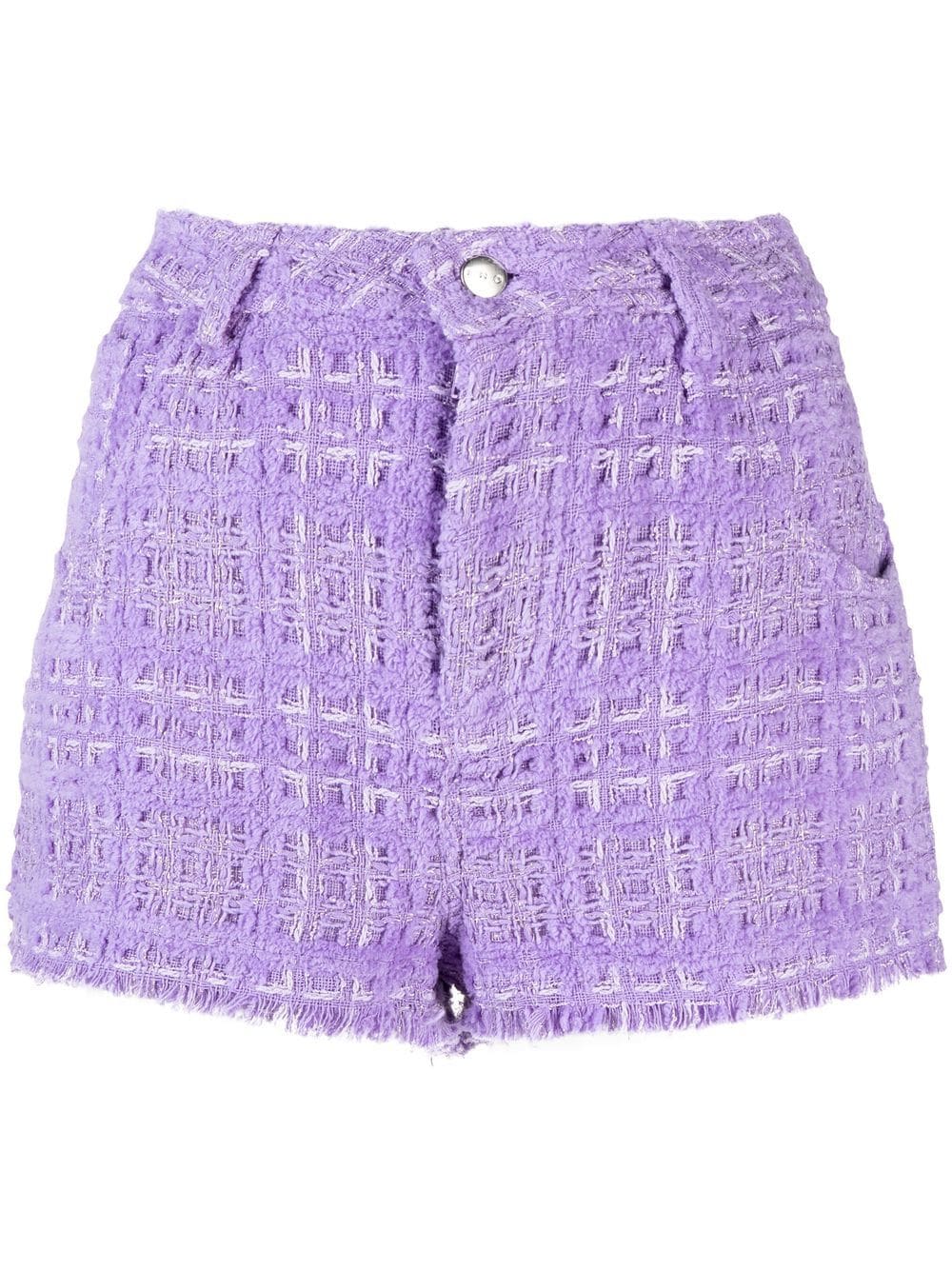 IRO tweed mini shorts - Purple von IRO