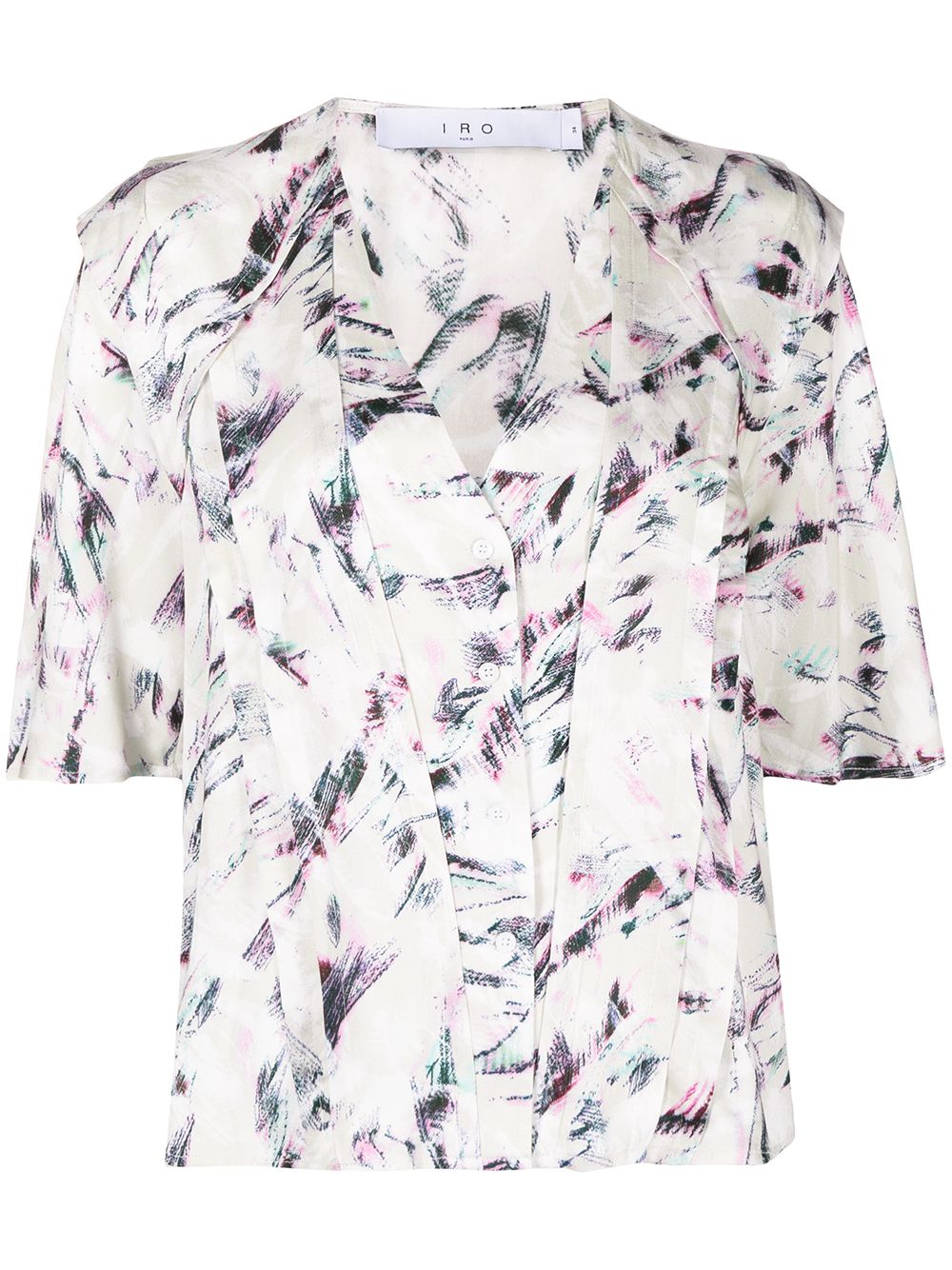 IRO v-neck floral blouse - Pink von IRO