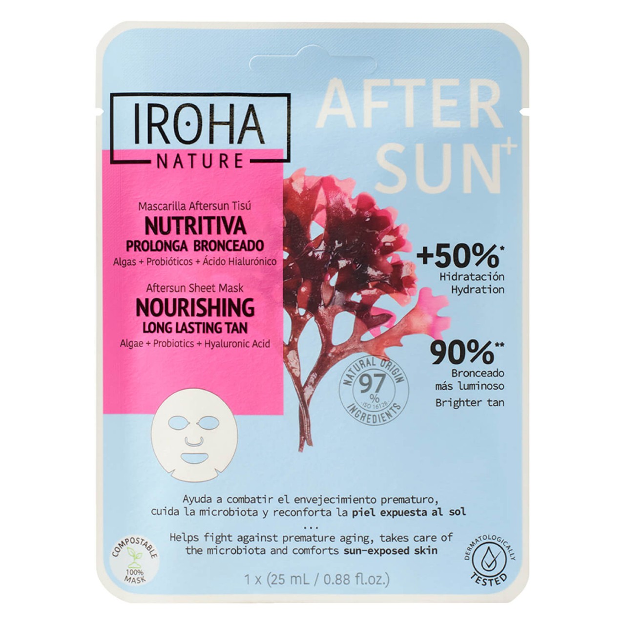 Iroha Nature - After Sun Sheet Mask Nourishing Iroha Nature - After Sun Sheet Mask Nourishing von IROHA