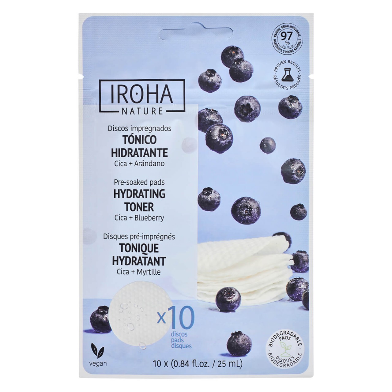 Iroha Nature - Hydrating Toner Pads von IROHA