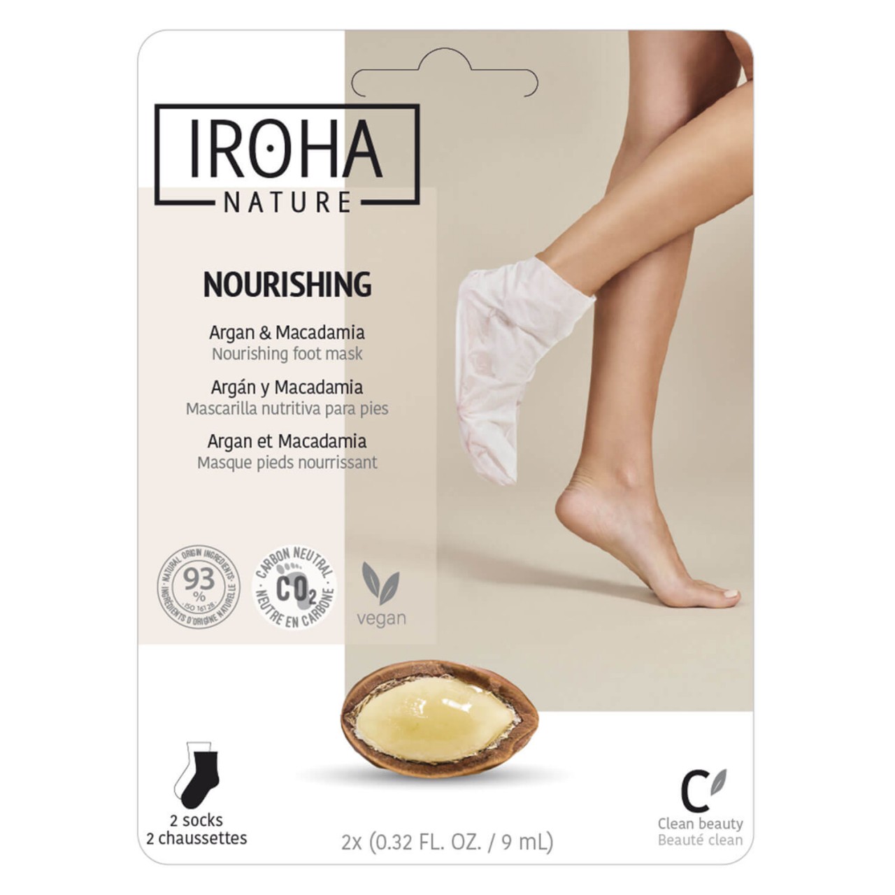 Iroha Nature - Nourishing Argan & Macadamia Foot Mask Iroha Nature - Nourishing Argan & Macadamia Foot Mask von IROHA
