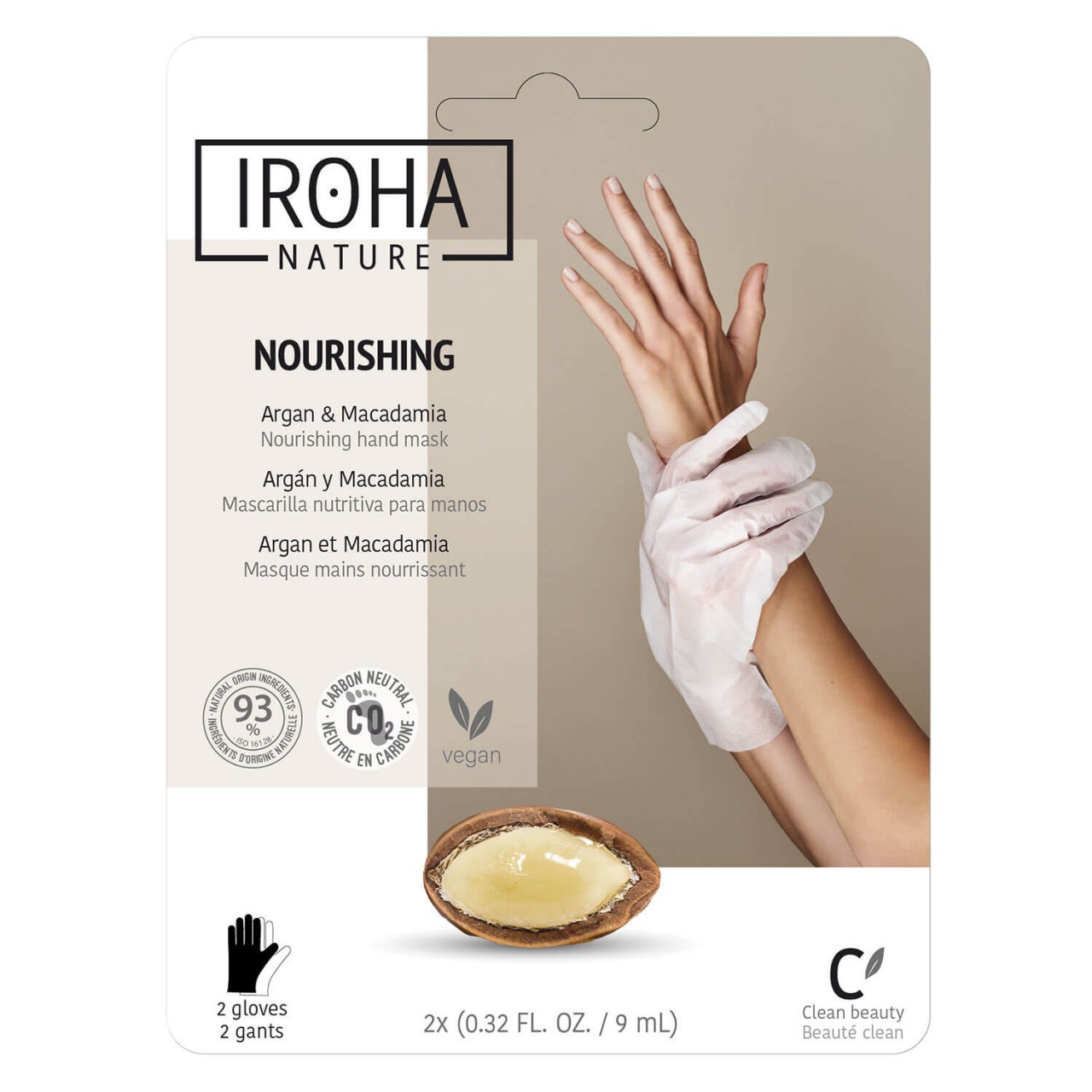 Iroha Nature - Nourishing Argan & Macadamia Hand Mask Iroha Nature - Nourishing Argan & Macadamia Hand Mask von IROHA