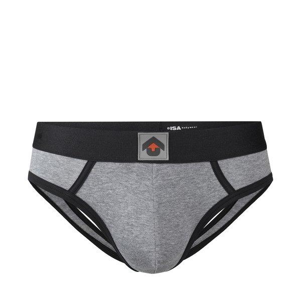 Boxershorts Herren Mediumgrau L von ISA bodywear