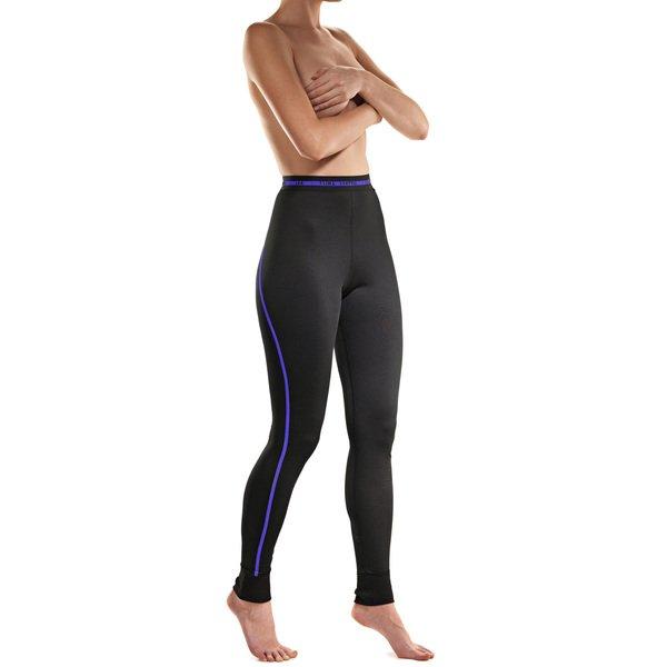 Lange Unterhose Clima Control Faktor 1 Damen Schwarz XL von ISA bodywear