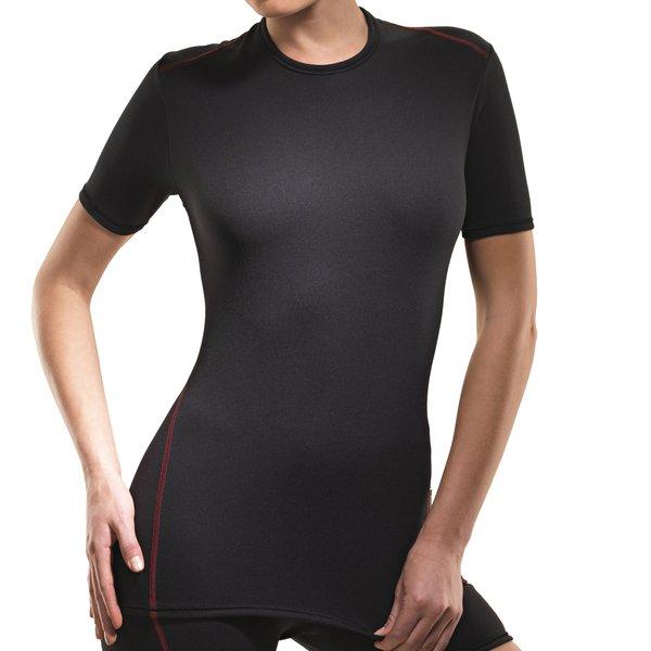 Shirt Kurzarm, Rundhals, Clima Control Faktor 3 Damen Schwarz XL von ISA bodywear