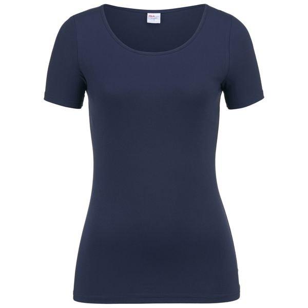 Shirt Kurzarm, Rundhals Damen Marine XL von ISA bodywear
