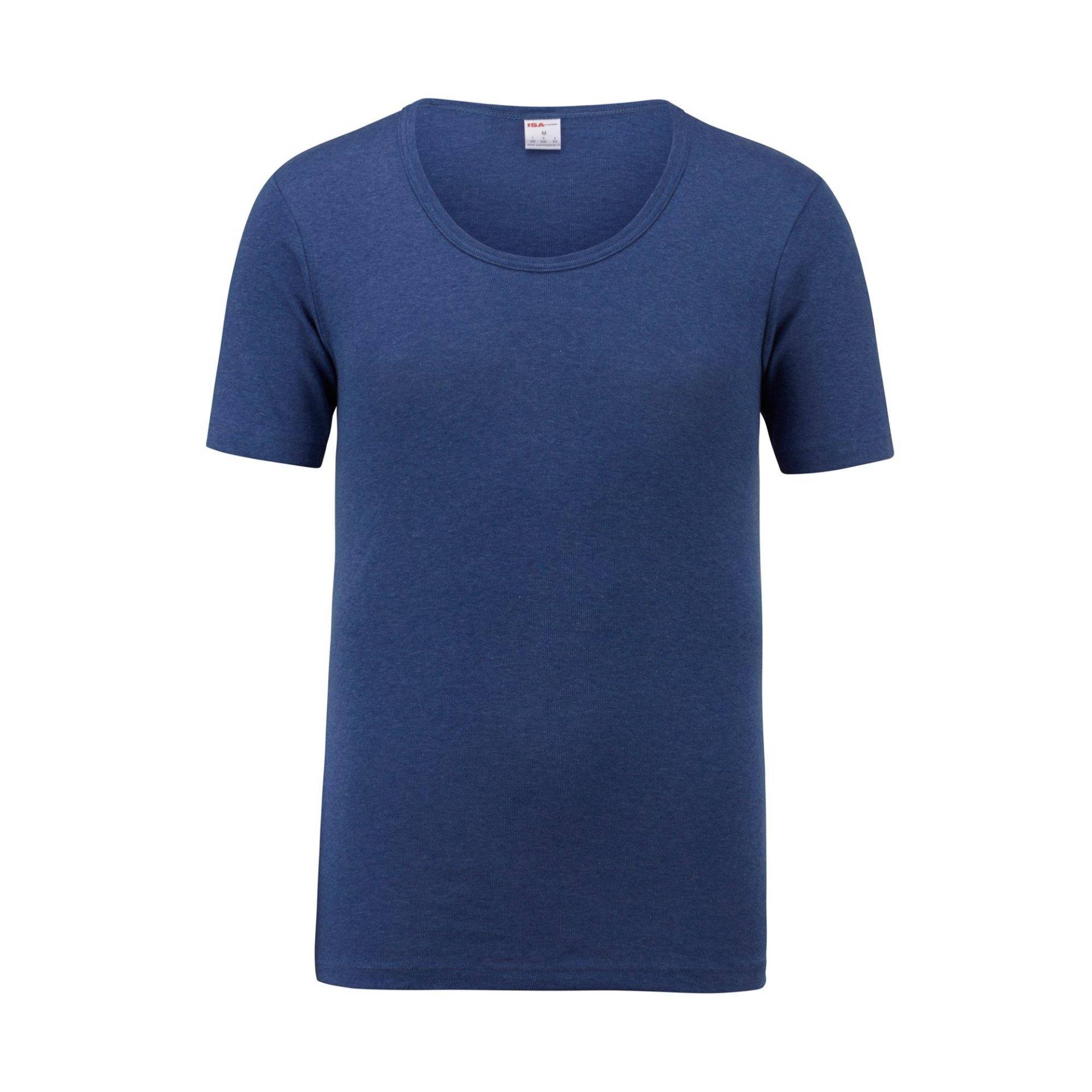 T-shirt, Body Fit, Kurzarm Herren Blau 3XL von ISA bodywear