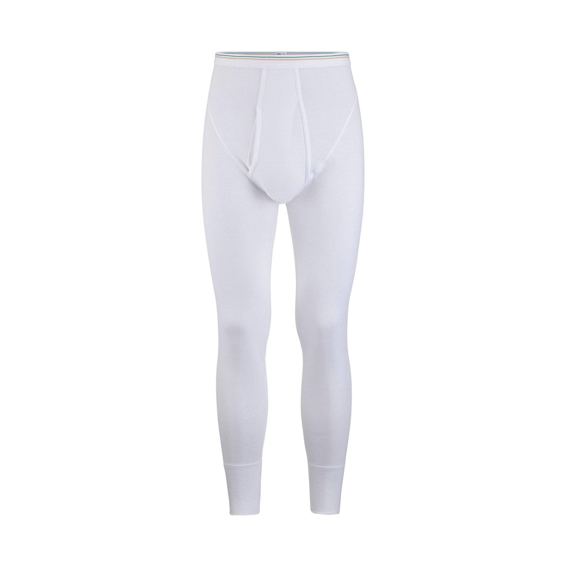 Lange Unterhose Herren Weiss 4XL von ISA bodywear