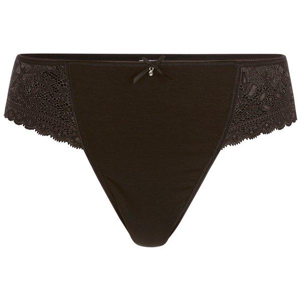 Slip Damen Schwarz L von ISA bodywear