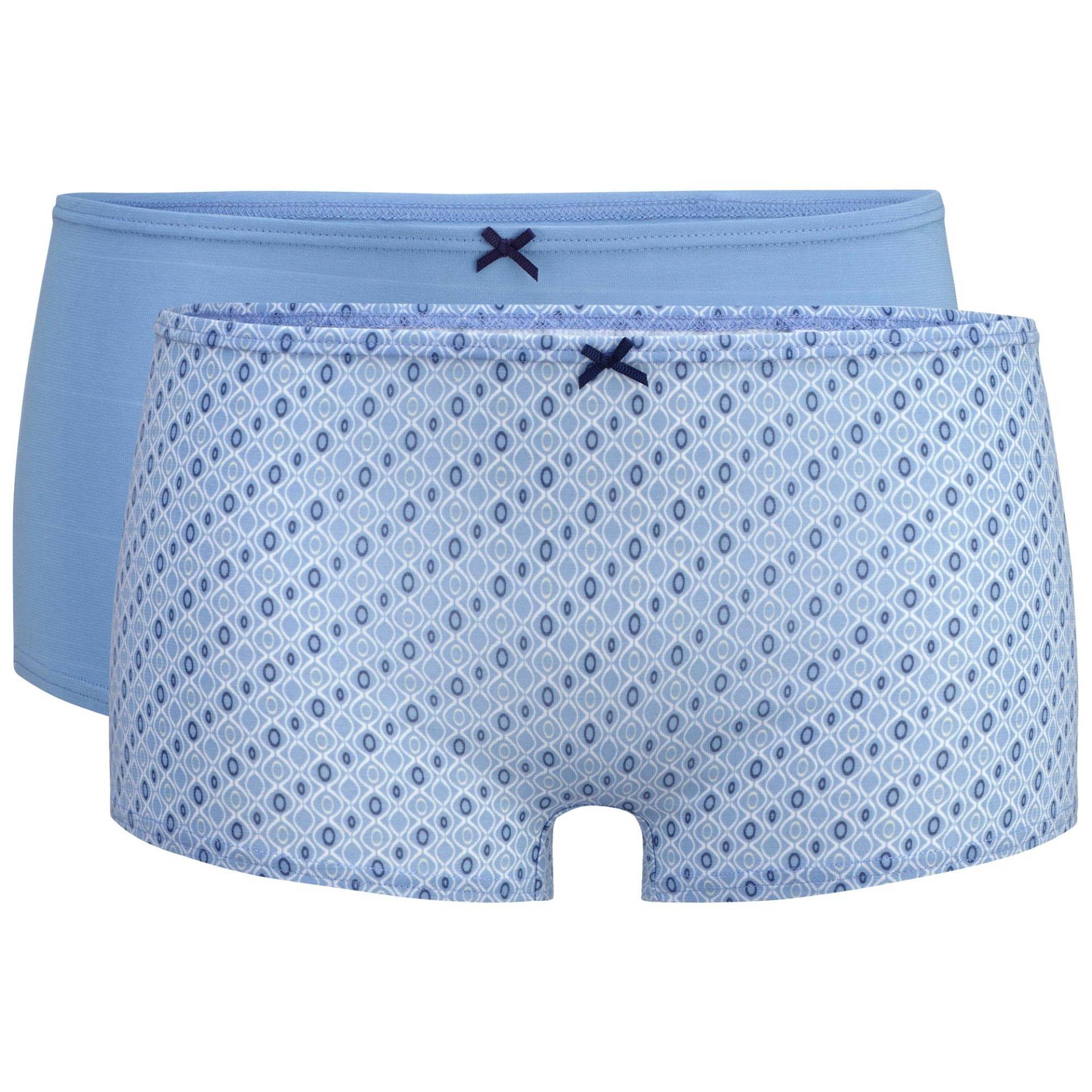 Panty Lucy 2er-pack Damen Stahlblau XS von ISA bodywear