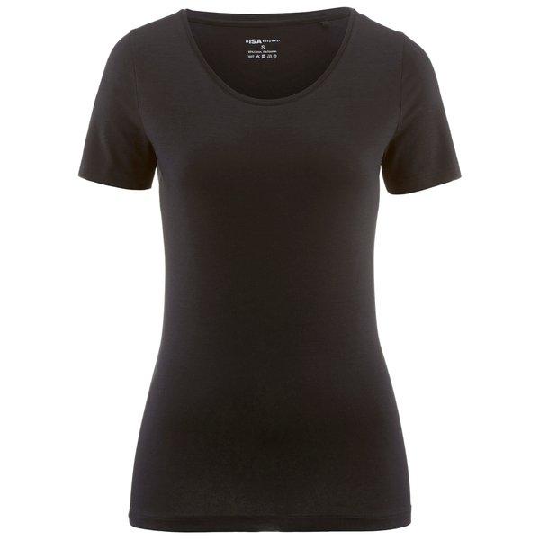 Recot2 - Shirt Kurzarm, Rundhals Damen Schwarz XS von ISA bodywear