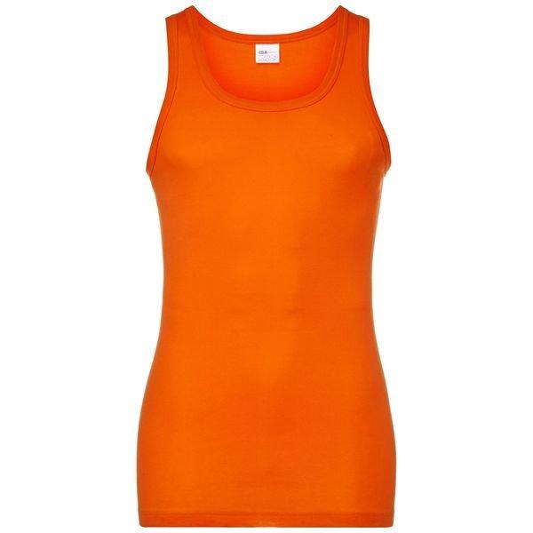 T-shirt, Body Fit, Ohne Arm Herren Orange XXL von ISA bodywear